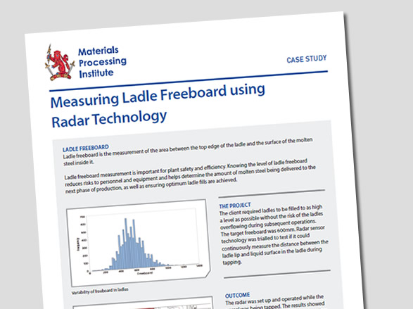Measuring Ladle Freeboard using Radar Technology