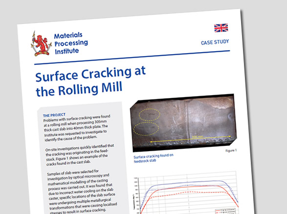 Surface Cracking at the Rolling Mill