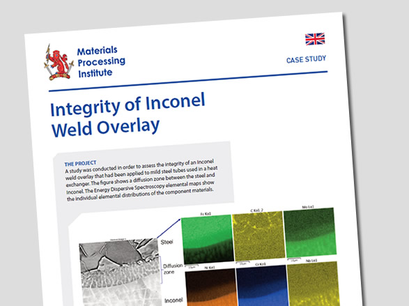 Integrity of Inconel Weld Overlay