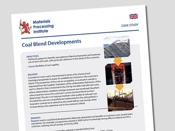 Coal Blend Developments