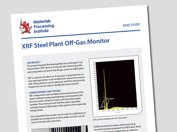 XRF Steel Plant Off-Gas Monitor