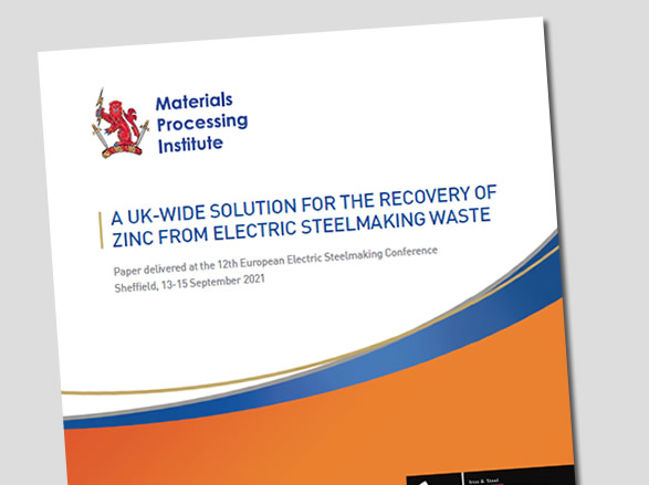 A UK-Wide Solution for the Recovery of Zinc from Electric Steelmaking Waste