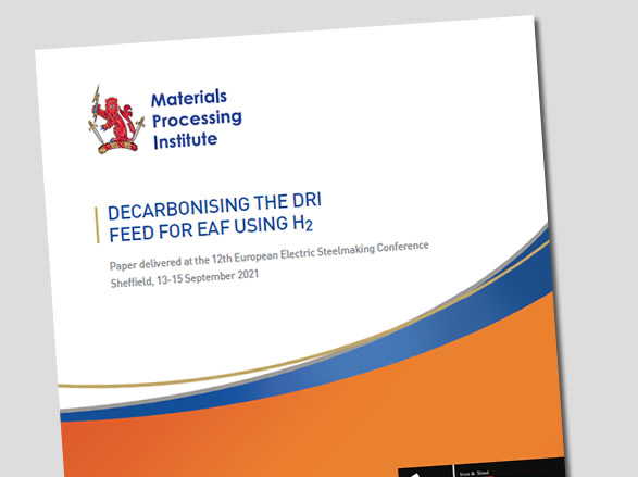 Decarbonising the DRI Feed for EAF Using Hydrogen