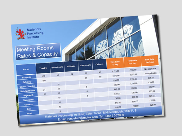 Download Room Hire Rates PDF