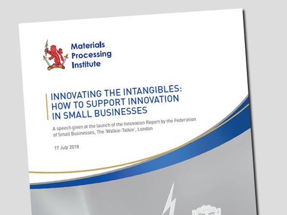 Innovating the Intangibles - How to Support Innovation in Small Businesses - 17 July 2018