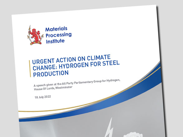 Urgent Action on Climate Change: Hydrogen for Steel Production - 18 July 2022