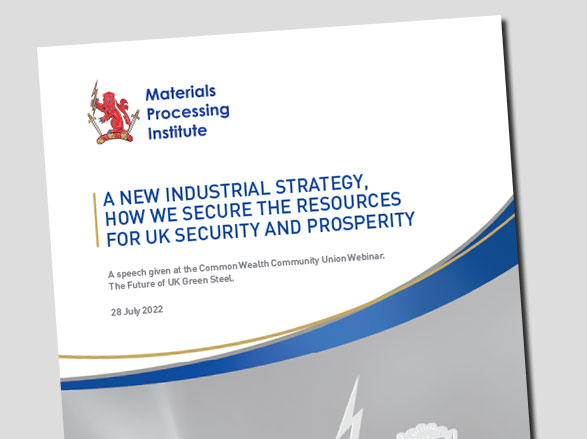 A New Industrial Strategy, How we Secure the Resources for UK Security and Prosperity - 28 July 2022