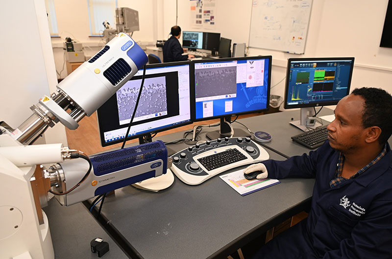 Scanning Electron Microscopy and Energy Dispersive Spectroscopy