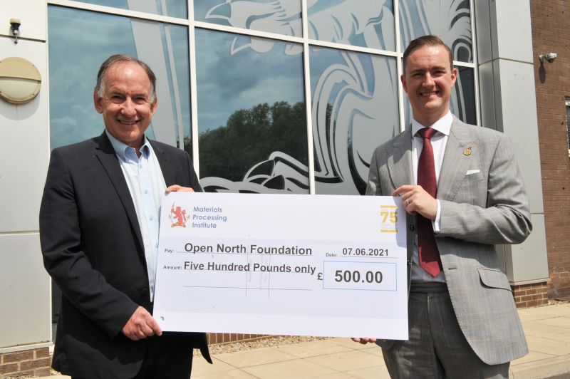 Materials Processing Institute makes charitable donation to support North East’s pandemic recovery