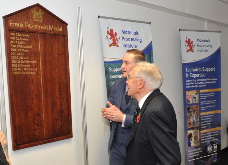 Dr Frank Fitzgerald, CBE honoured with Commemorative Board at 90th Birthday Celebration