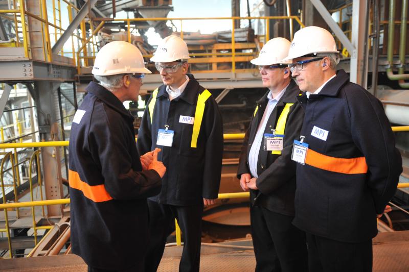 World leading steel producer pays visit to Materials Processing Institute