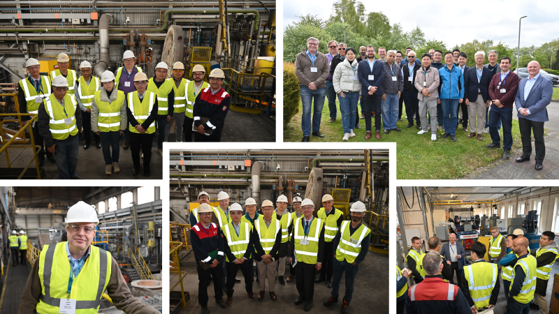WorldSteel Technology Committee tour Green Steel Centre and get to see our new Electric Arc Furnace