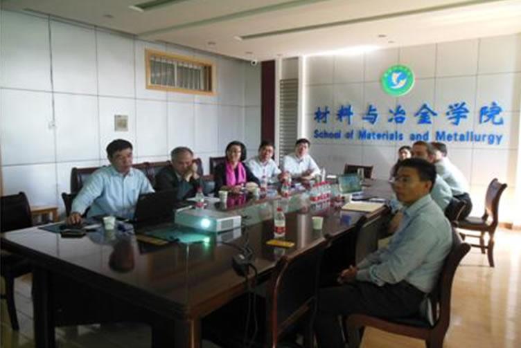 Chris McDonald, the Chief Executive Officer of Material Processing Institute visits and lectures at Wuhan University of Science and Technology, China