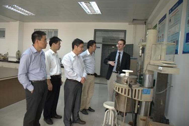 Chris McDonald, the Chief Executive Officer of Material Processing Institute visits and lectures at Wuhan University of Science and Technology, China