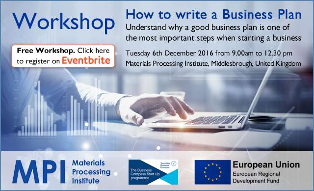 Free Workshop - How to write a Business Plan