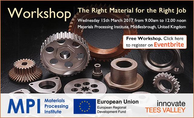 Free Workshop - The Right Material for the Right Job